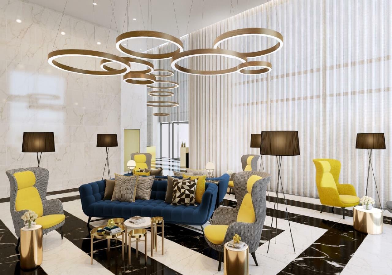 Millennium Atria Business Bay Aparthotel Dubai Luaran gambar The interior of the hotel